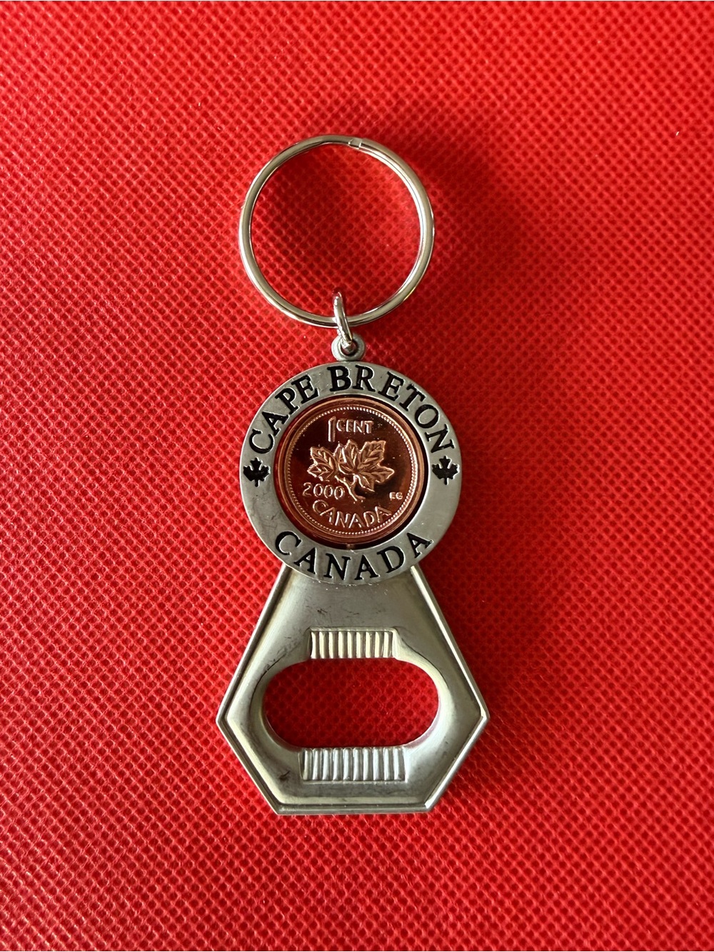 Vintage Lucky Penny (yr 2000) Cape Breton π¨π¦ Keyring Bottle Opener - Collectors! - Picture 6 of 7